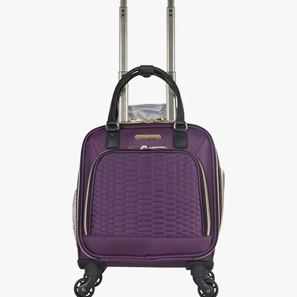 Like new Aimee kestenberg Florence 16” Twill 4-Wheel Underseat carry on - Picture 5 of 16